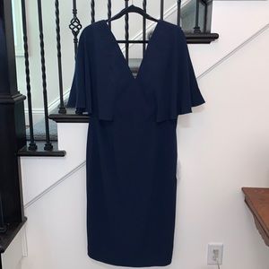 NWT Dress the Population Navy Louisa Dress